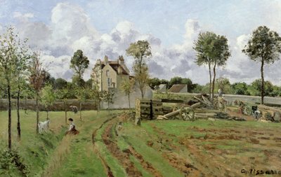 Landscape, Louveciennes by Camille Jacob Pissarro
